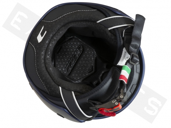 Helmet Demi Jet CGM 169G ILLI SPORT graphite black (double visor)
